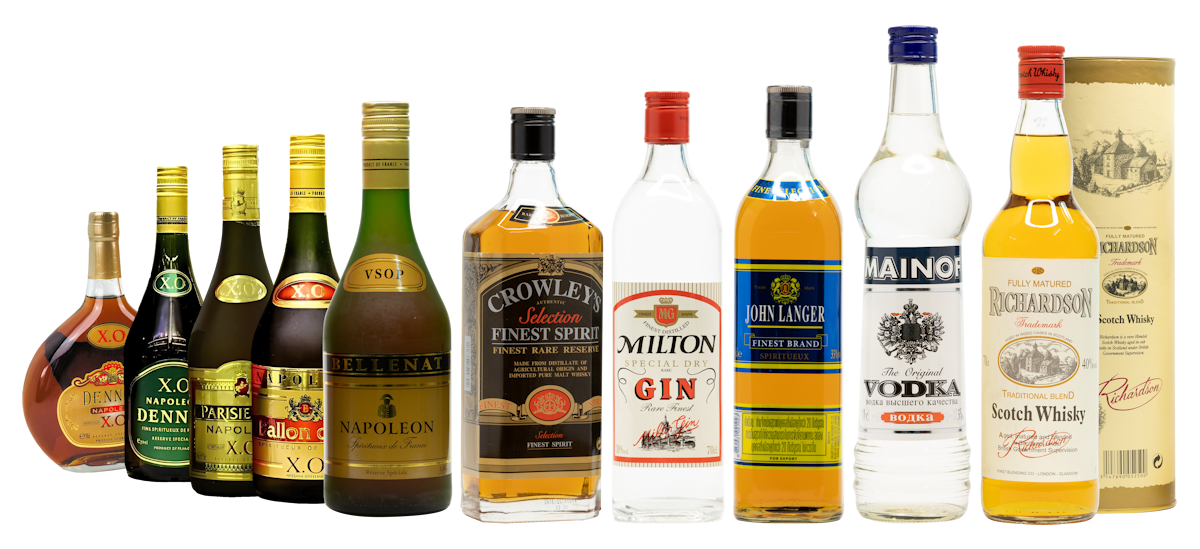 Selected brands bottled under licence from La Martiniquaise France